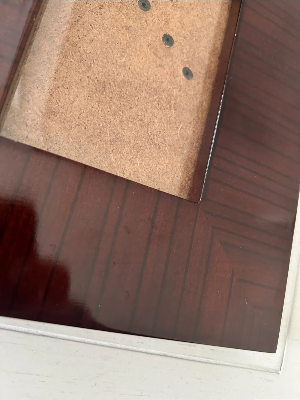 Classic Mahogany Wood Picture Frame - Dark Brown 3 by 5 photo